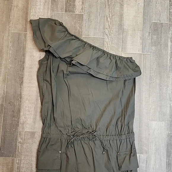 Mode International brand cargo style one shoulder dress - Picture 7 of 10